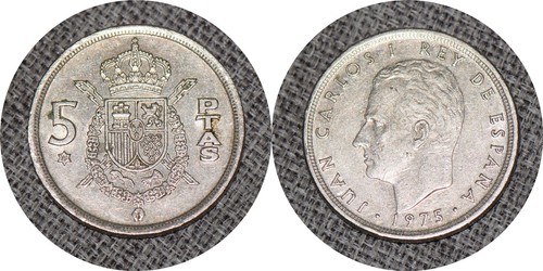 Spagna 1975 pesetas juan - 5,