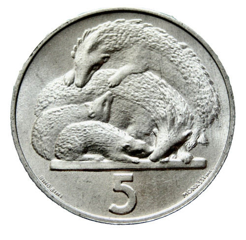 San marino 1975 lire - 5, lire,