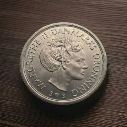 1975 denmark kroner coin - denmark,