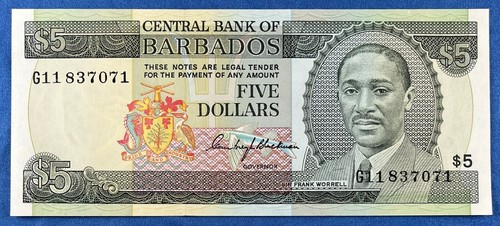 Barbados 1975 dollari - barbados,
