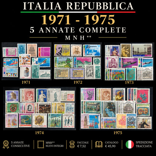 Italia repubblica 1971 - repubblica, 1971-1975