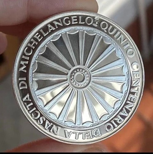Medaglia 1975 michelangelo - medaglia, 5°