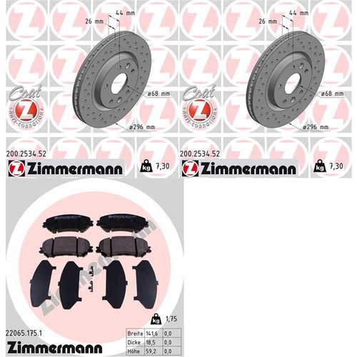 Zimmermann dischi freno - zimmermann,