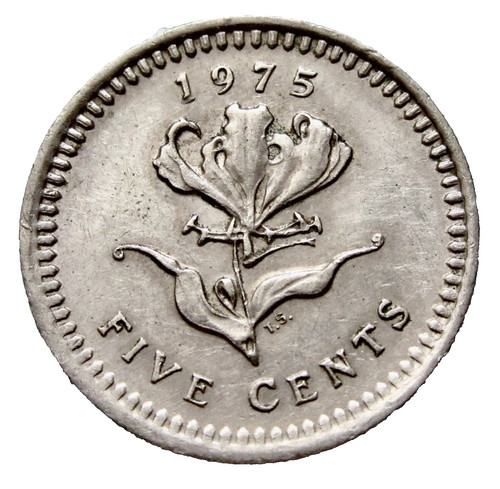 Rhodesia 1975 centesimi - rhodesia, 5
