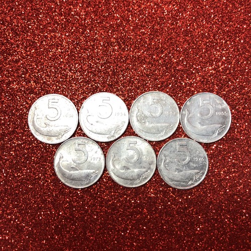 Moneta lire anno - moneta, 5