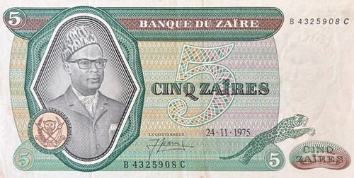 Zaire zaires p 21a - zaire, zaires,