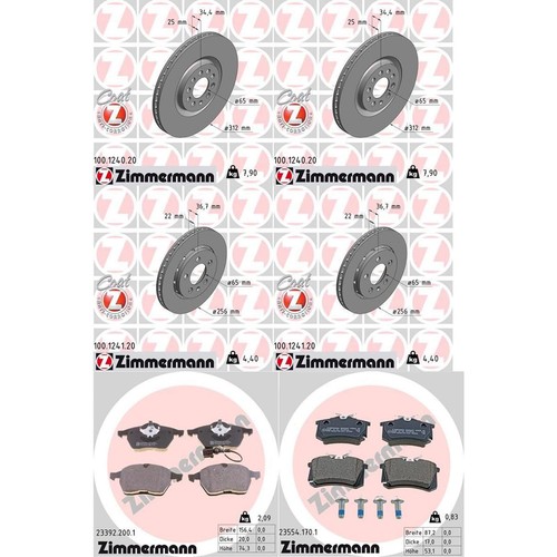 Zimmermann set freni anteriore