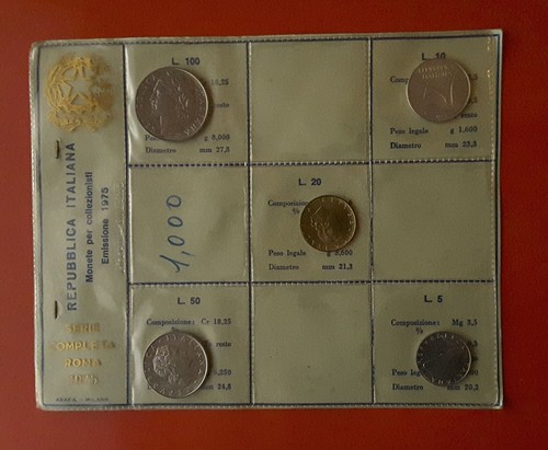 Serie valori 1975 - valori, [o780]
