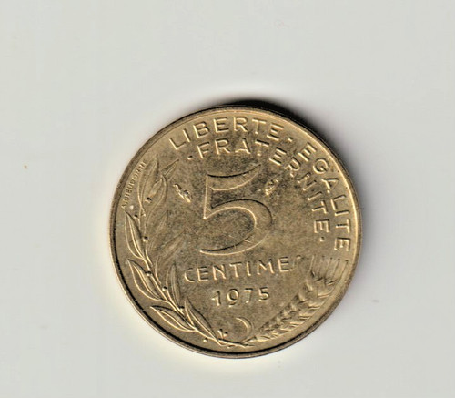 Francia centesimi 1975 - 5,