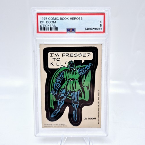 1975 topps marvel doom - topps, psa